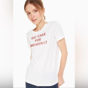Kate Spade Eat Cake For Breakfast Tshirt